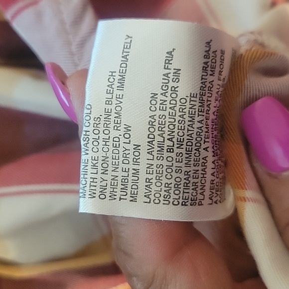 Wrangler Jean TwentyX Mens Button Up Western Burgundy/Beige Long Sleeve Shirt, L - Picture 10 of 10